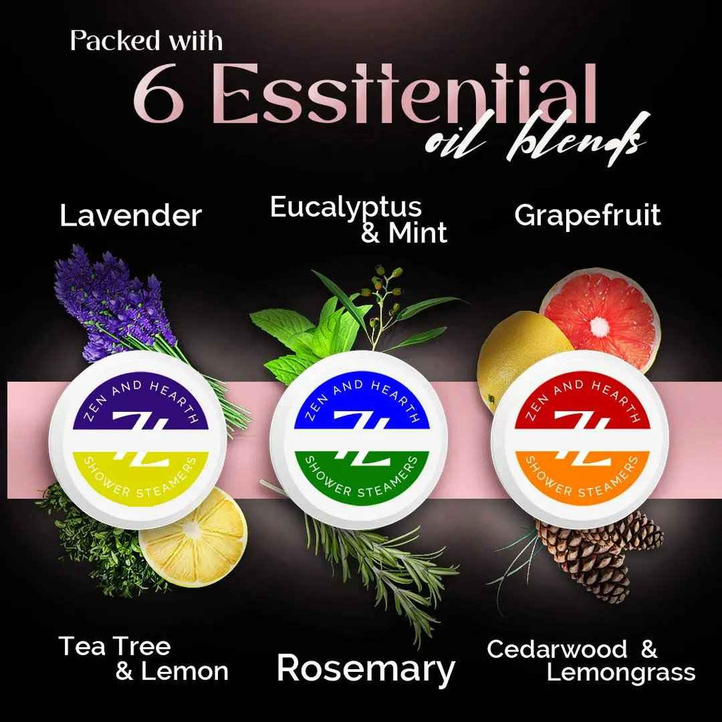 The Shower Reset | 6 Aromatherapy Steamers